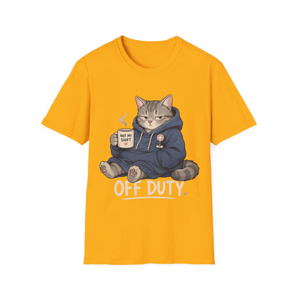 Off Duty Cat T-shirt