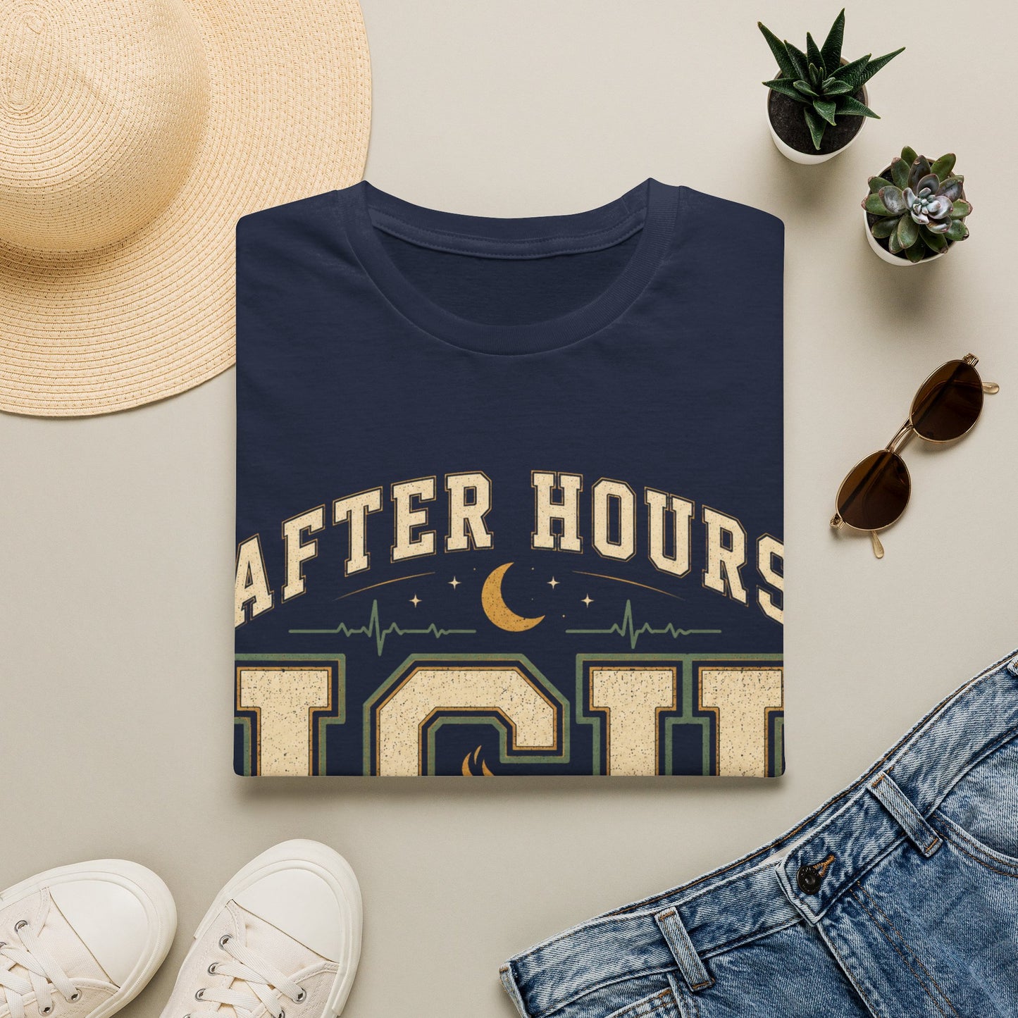 Night Shift Cream T-shirt