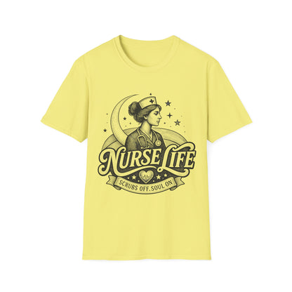 Nurse Life Scrubs Off Soul 289 T-shirt