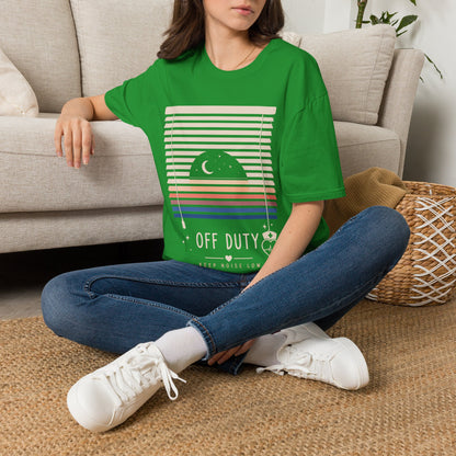 Off Duty Keep Noise Low T-shirt
