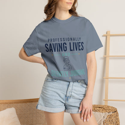 Professionally Saving Silently Judging