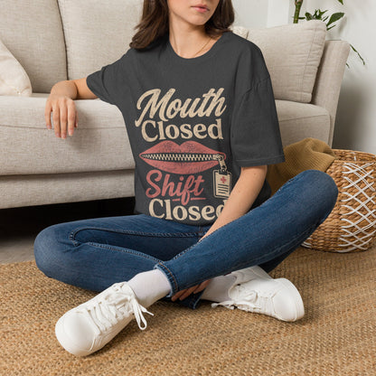 Mouth Closed Shift T-shirt