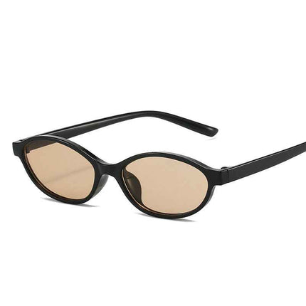 Retro Oval Sunglasses Narrow Frame Unisex – Rayzora Slim Retro