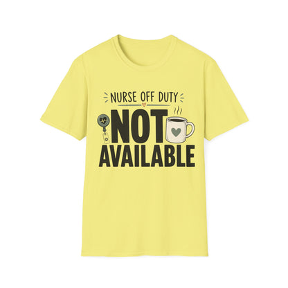 Nurse Off Duty Penguin T-shirt