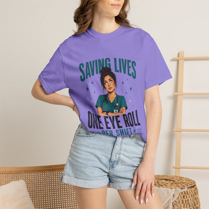 Saving Lives Eye Roll T-Shirt