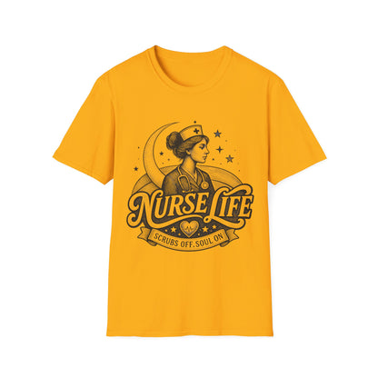 Nurse Life Scrubs Off Soul 289 T-shirt