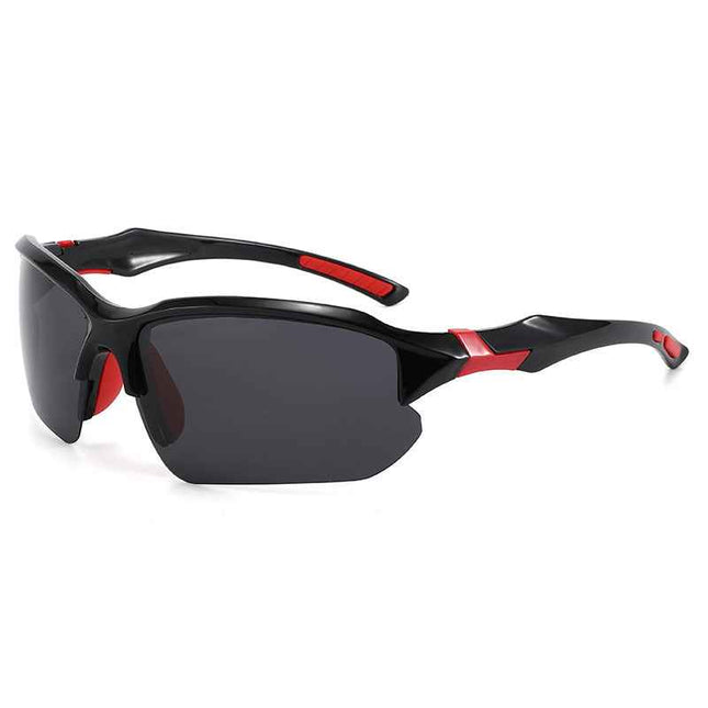 Half Glare | Polarized UV400 Half Frame Sunglasses – Driving & Cycling Unisex – Sunglasses | RAYZORA