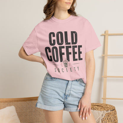 Cold Coffee Society Cup T-Shirt