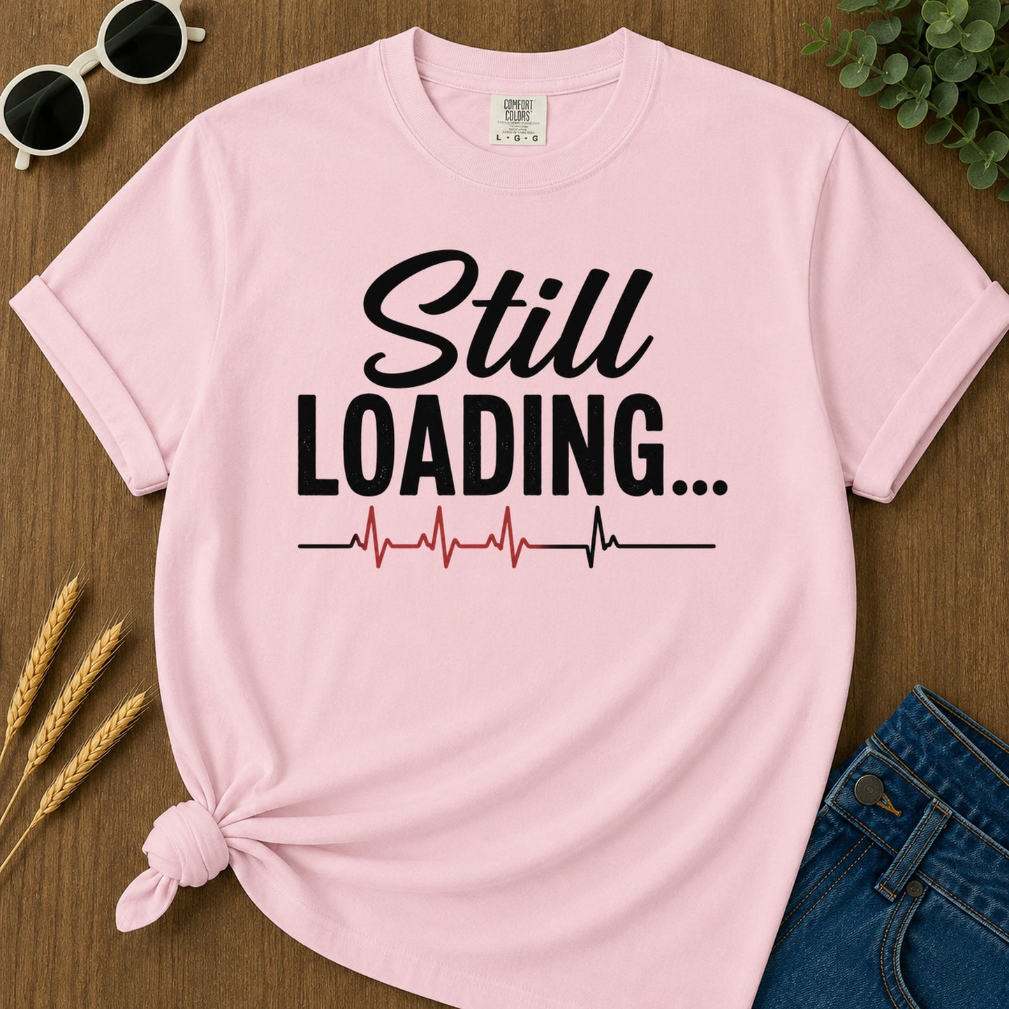 Still Loading T-Shirt - Blossom Mockup