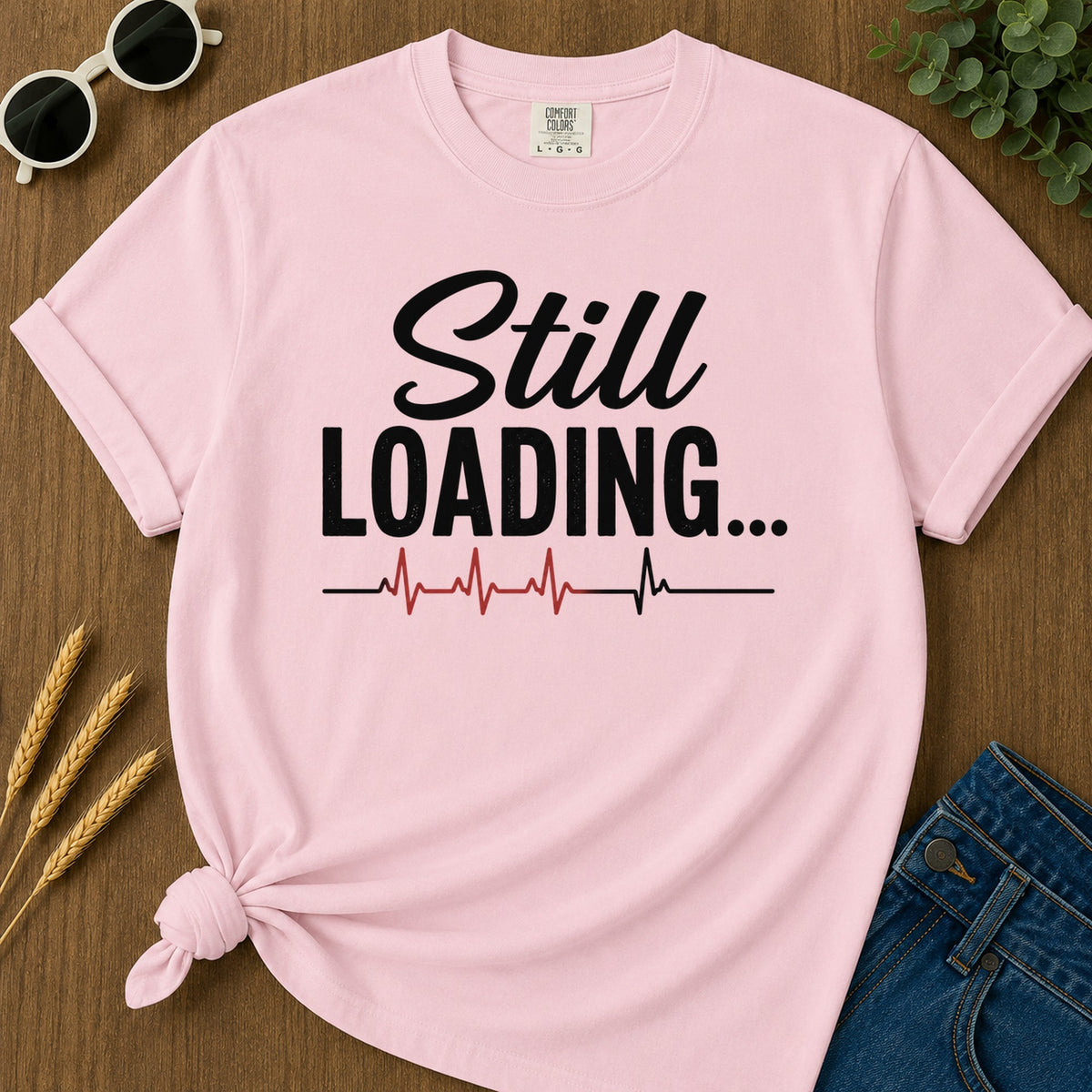 Still Loading T-Shirt - Blossom Mockup