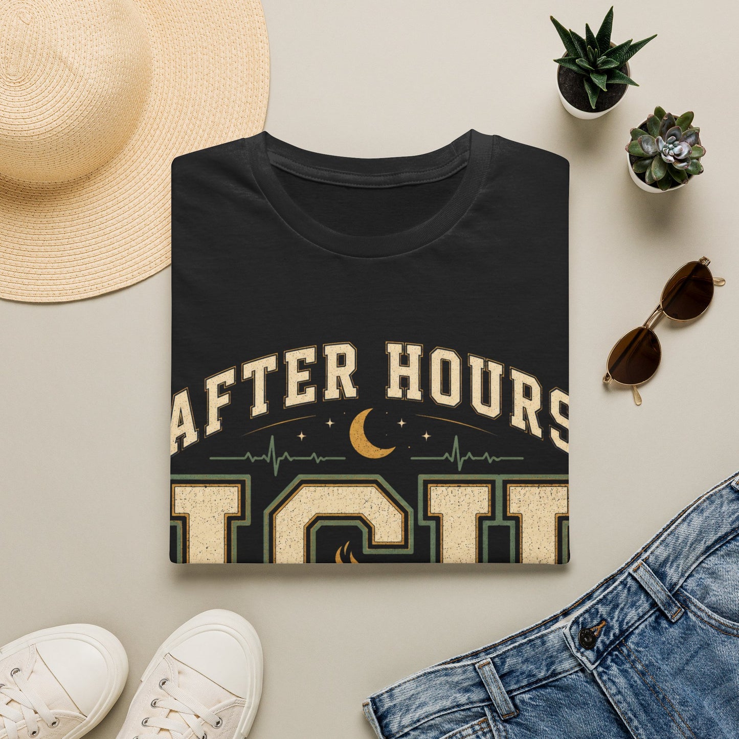 Night Shift Cream T-shirt