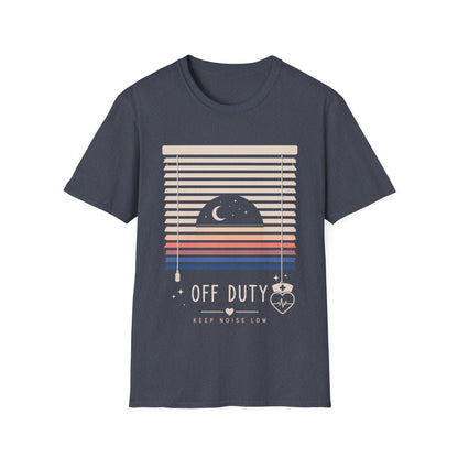 Off Duty Keep Noise Low T-shirt