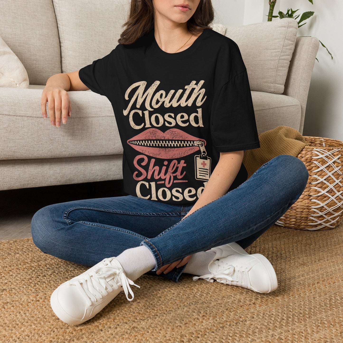 Mouth Closed Shift T-shirt