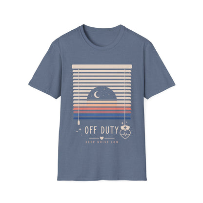 Off Duty Keep Noise Low T-shirt