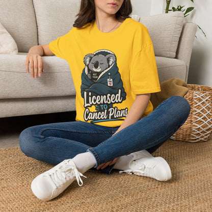 Licensed Cancel Plans T-shirt