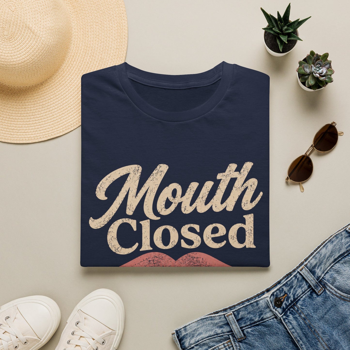 Mouth Closed Shift T-shirt