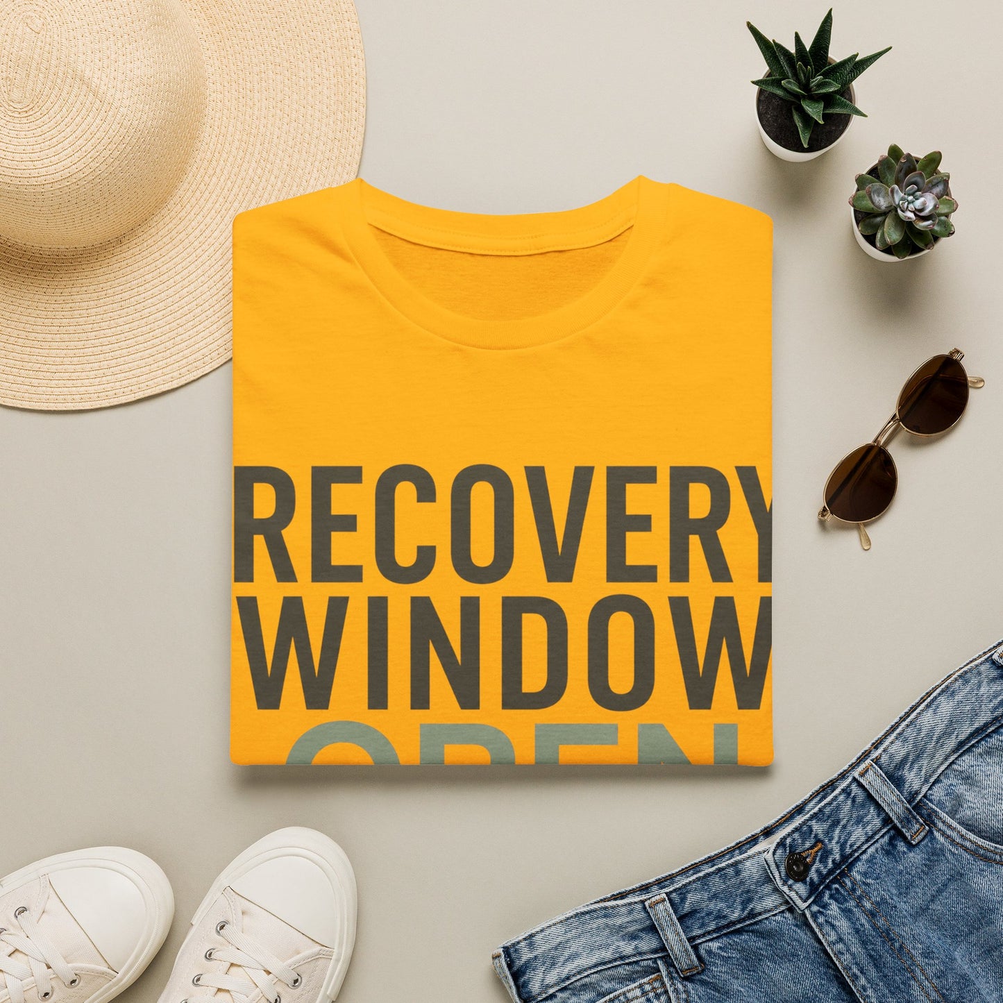 Recovery Window Sage T-shirt