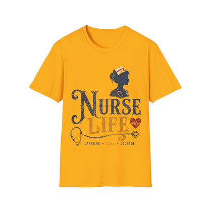 Caffeine Care Courage 302 T-shirt