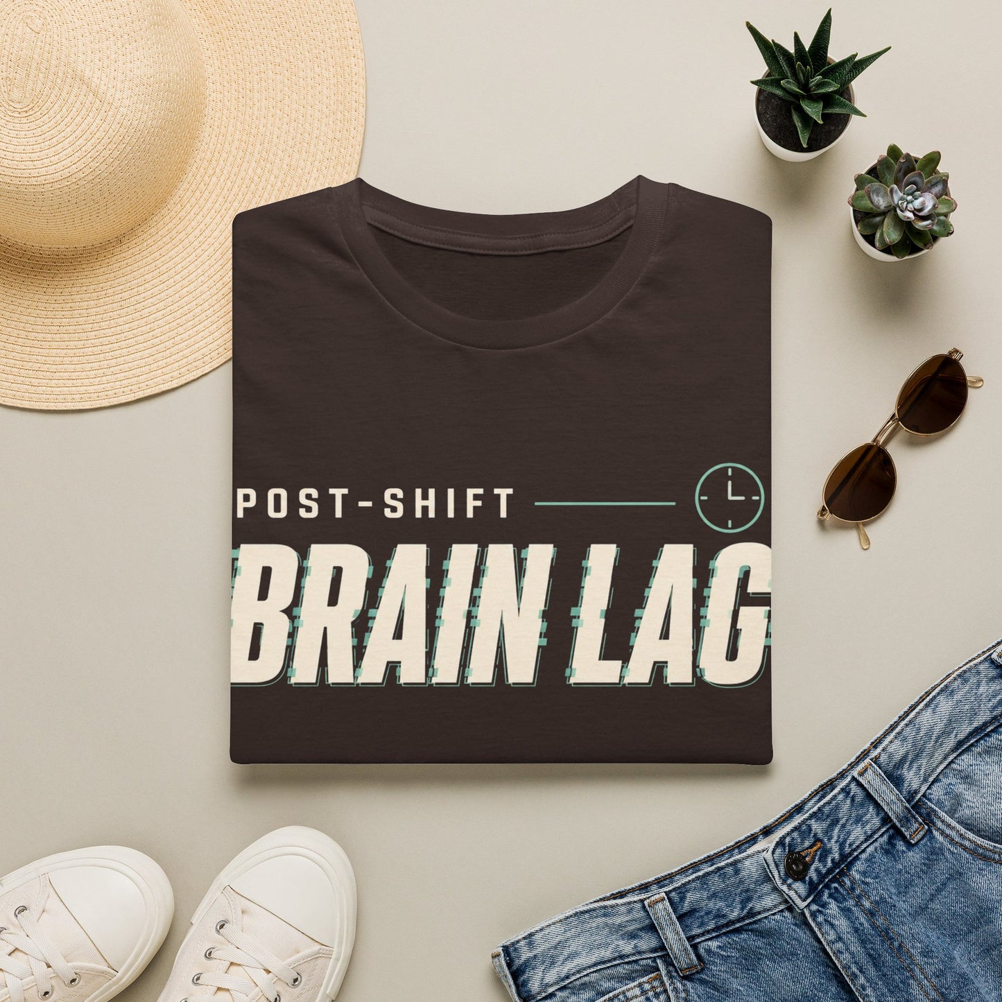 Post Shift Brainlag T-shirt