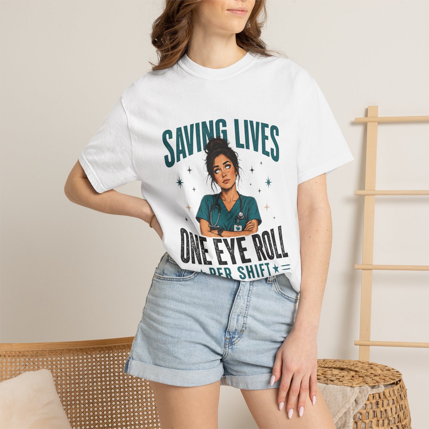 Saving Lives Eye Roll T-Shirt