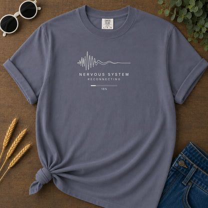 Nervous System Reconnecting T-Shirt - Navy Mockup
