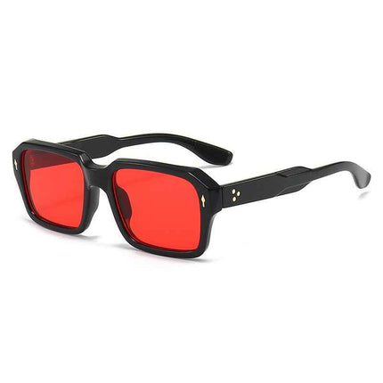 Square UV400 Sunglasses Star Design Full Frame Fashion Unisex – Rayzora Star Edge