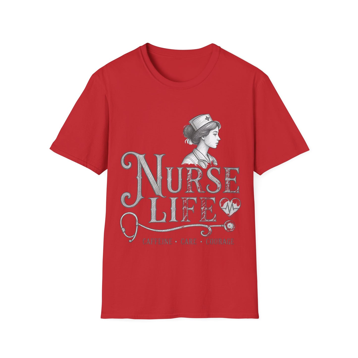 Caffeine Care Courage 303 T-shirt