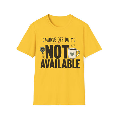 Nurse Off Duty Penguin T-shirt