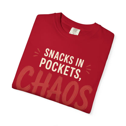 Snacks Pockets Chaos Heart T-Shirt