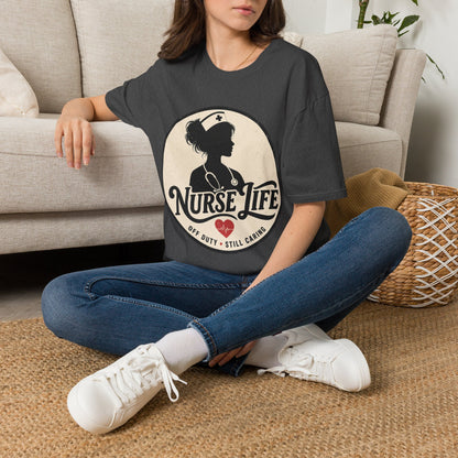 Nurse Life Off Duty Still Caring T-shirt