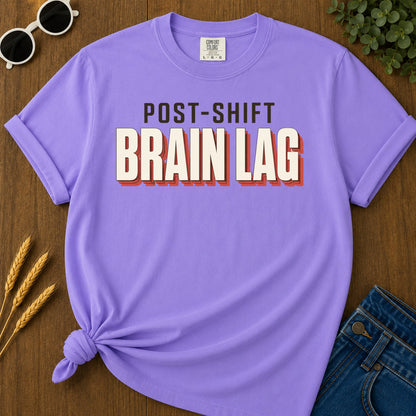 Post Shift Brainlag 2 T-Shirt - Violet Mockup