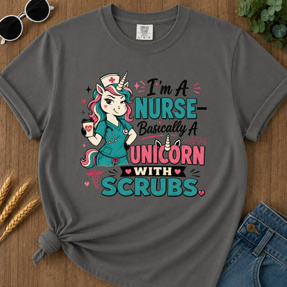 Nurse Basically T-Shirt - Pepper Mockup
