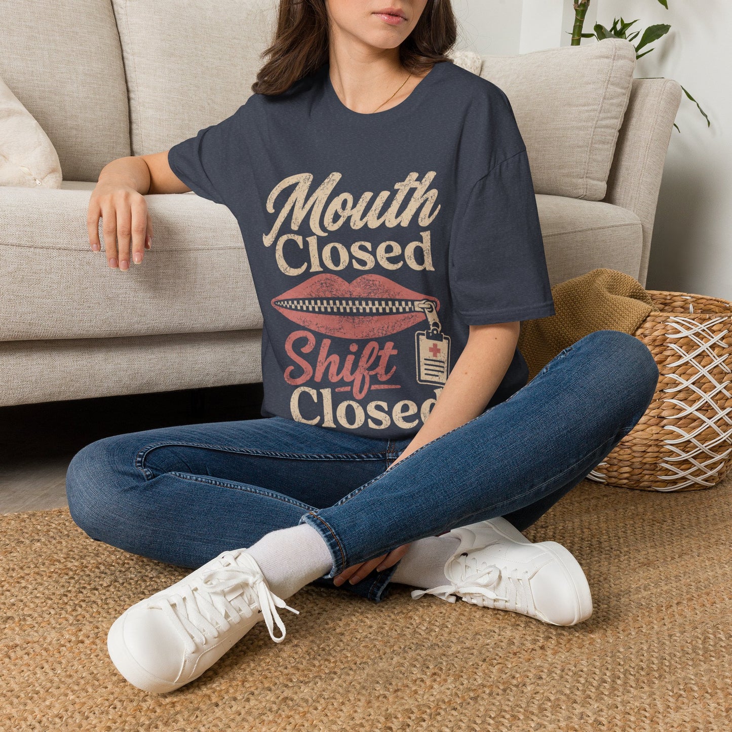 Mouth Closed Shift T-shirt
