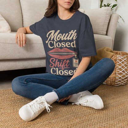 Mouth Closed Shift T-shirt