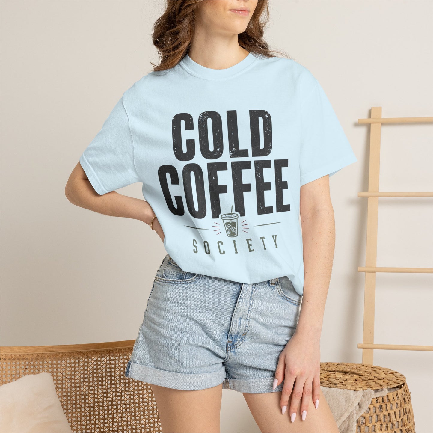 Cold Coffee Society Cup T-Shirt