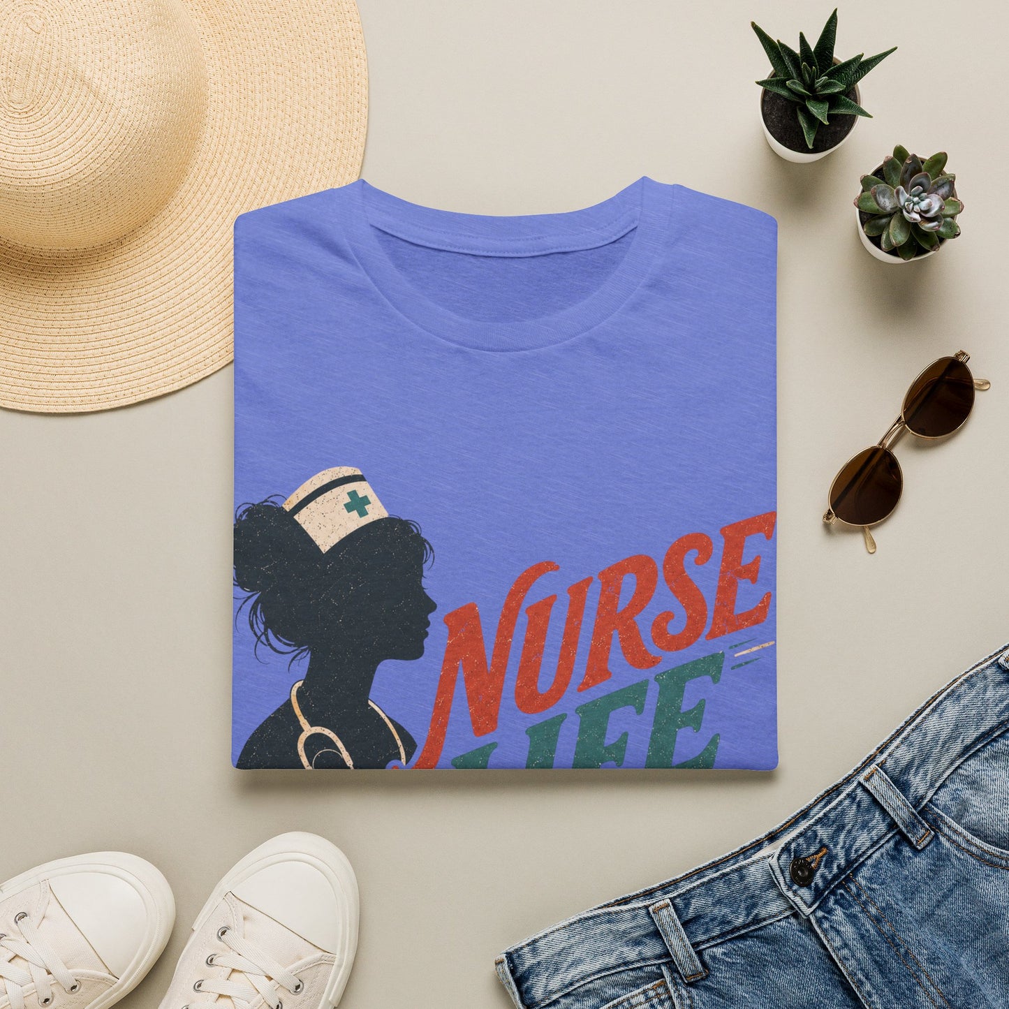 Nurse Life Built Shift T-shirt