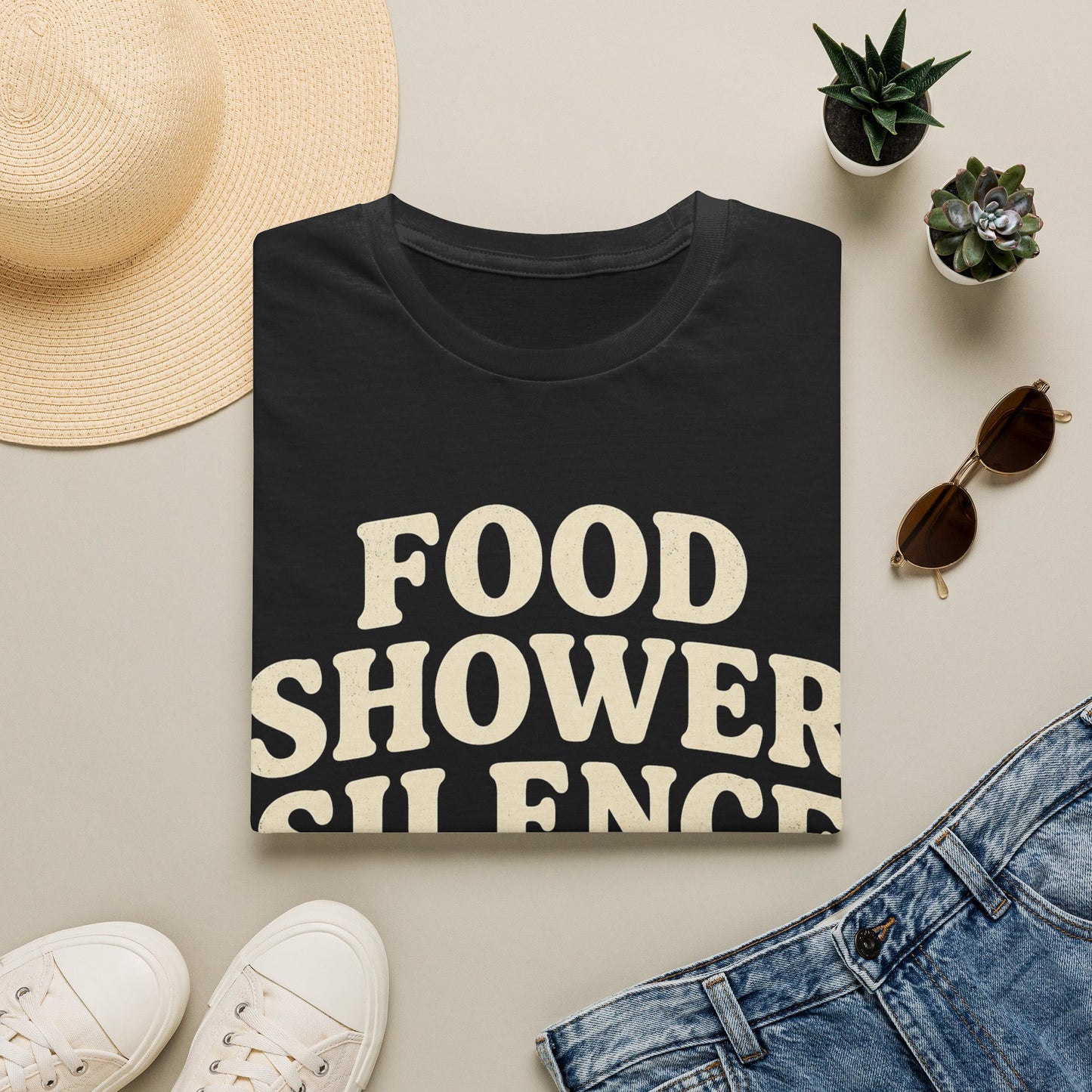 Food Shower Silence T-shirt