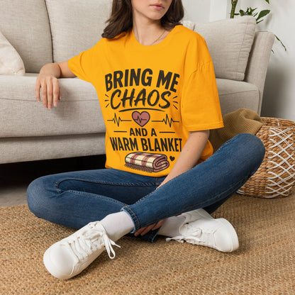 Bring Chaos Warm Blanket T-shirt