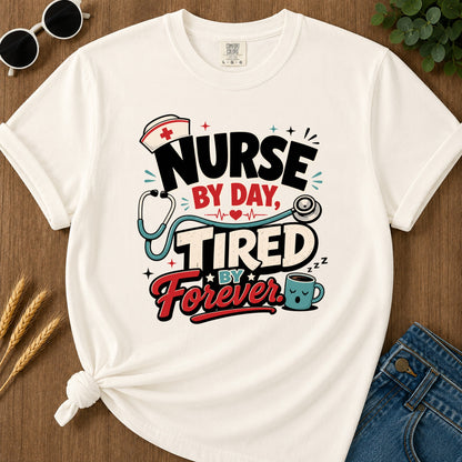 By Day T-Shirt - Ivory Mockup