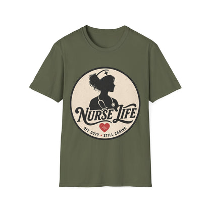 Nurse Life Off Duty Still Caring 292 T-shirt