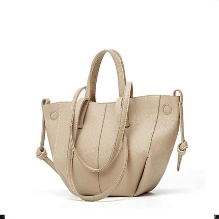 Retro Single Shoulder Armpit Bag Large Capacity Tote - Khaki approved catalog image | RAYZORA