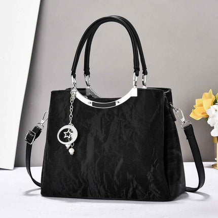 Horizontal Square Crossbody Bag - Black approved catalog image | RAYZORA