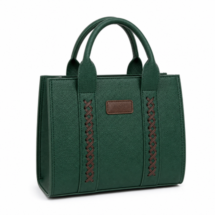 Shoulder Crossbody Bag - Green PU approved catalog image | RAYZORA