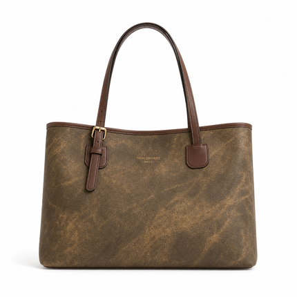 PendantEase | Commuter Shoulder Bag - Brown No Pendant | RAYZORA