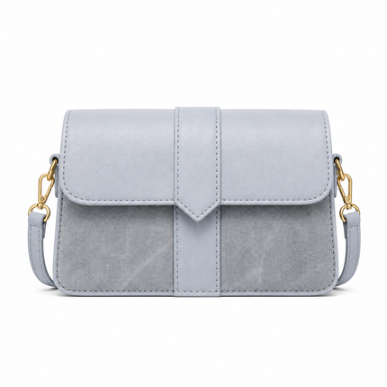 ColorArc | Contrast Shoulder Crossbody Bag - Contrast Blue | RAYZORA