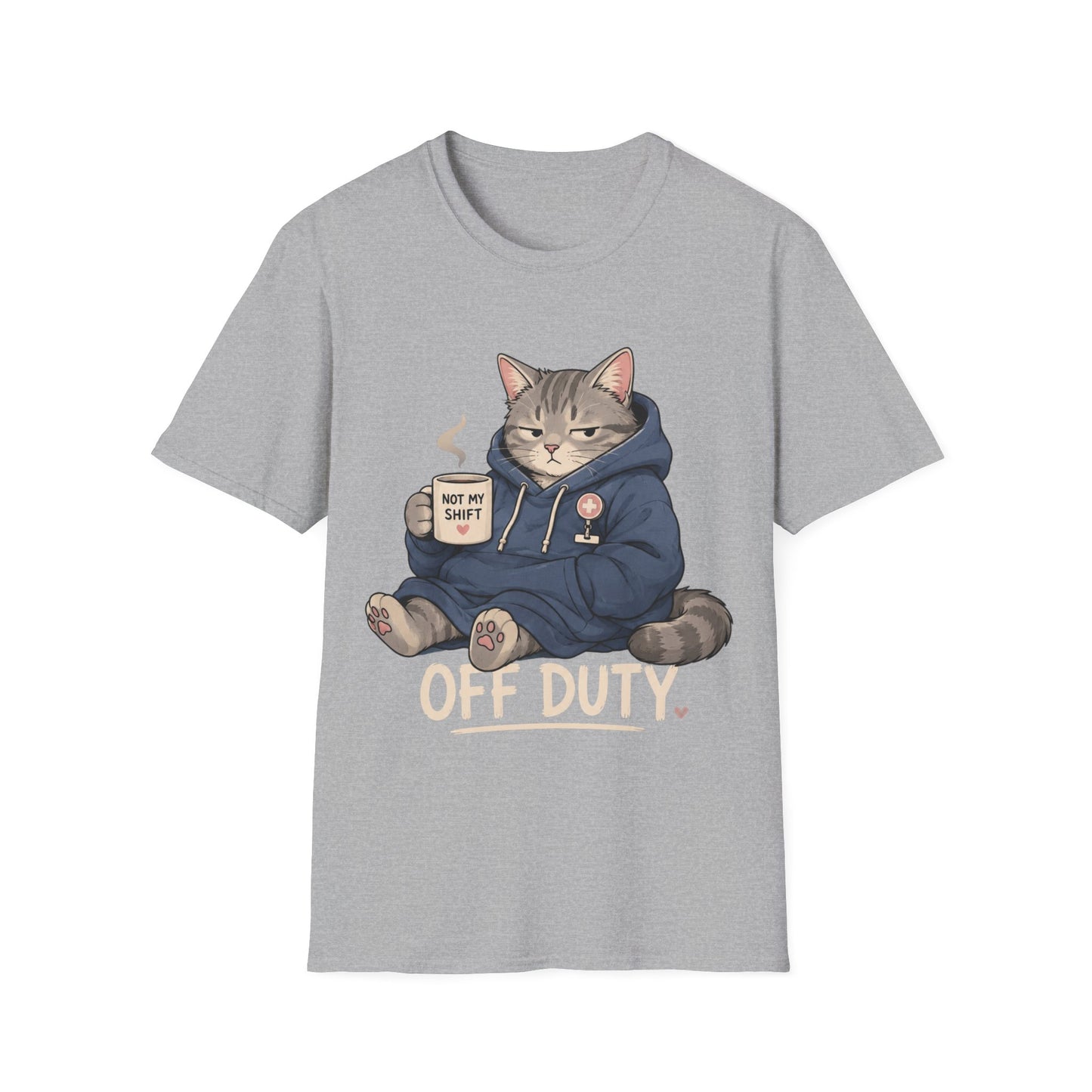 Off Duty Cat T-shirt