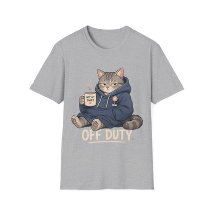 Off Duty Cat T-shirt