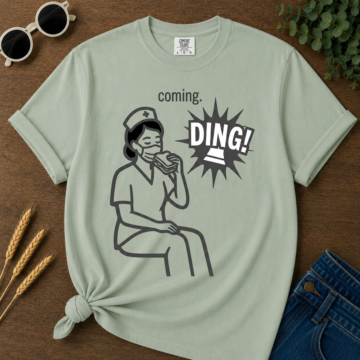 Coming T-Shirt - Bay Mockup