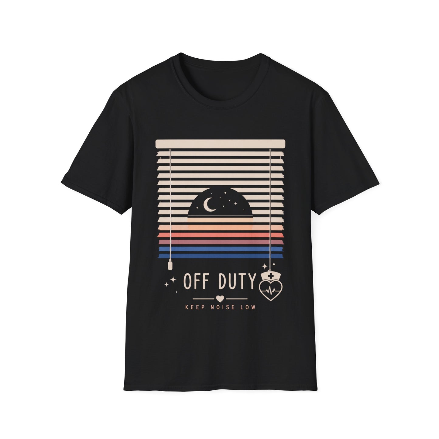 Off Duty Keep Noise Low T-shirt