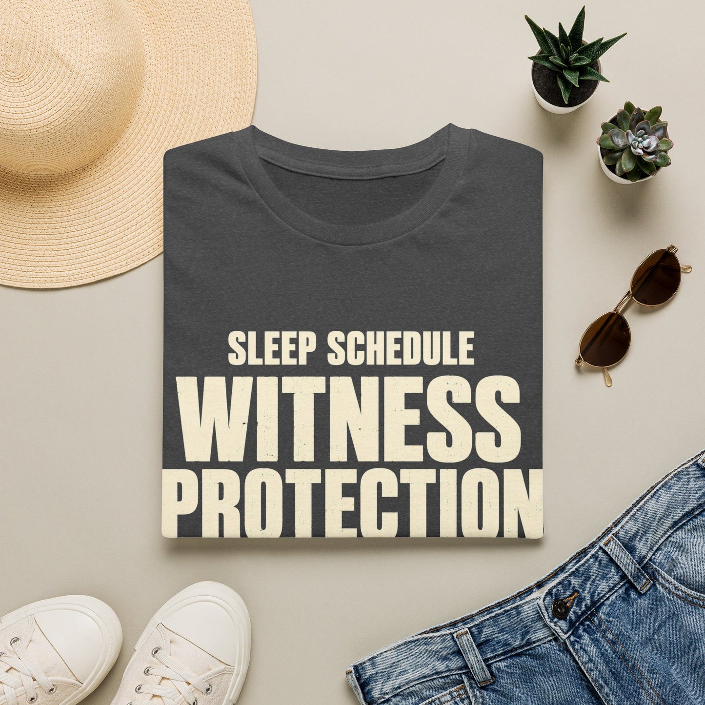 Sleep Schedule Witness Protection T-Shirt